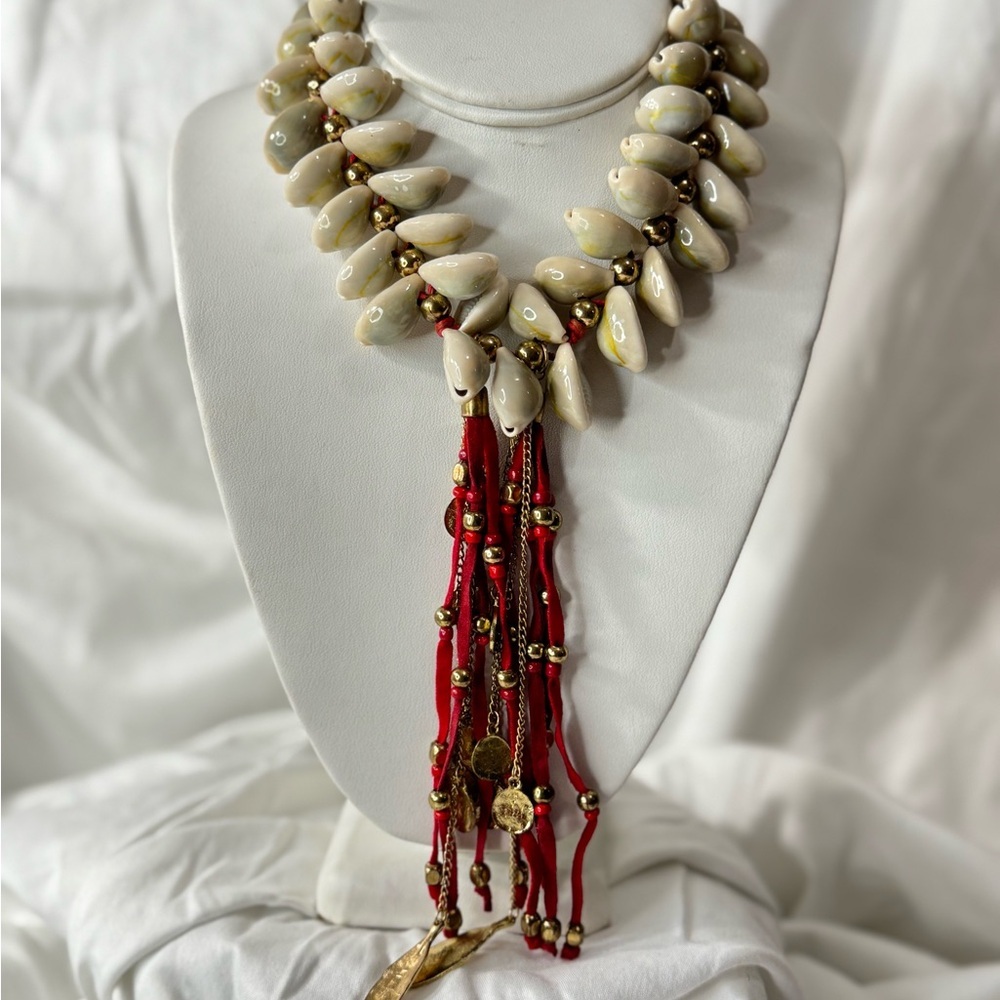 CABLE ROPE STATEMENT NECKLACE - Picture 8 of 16